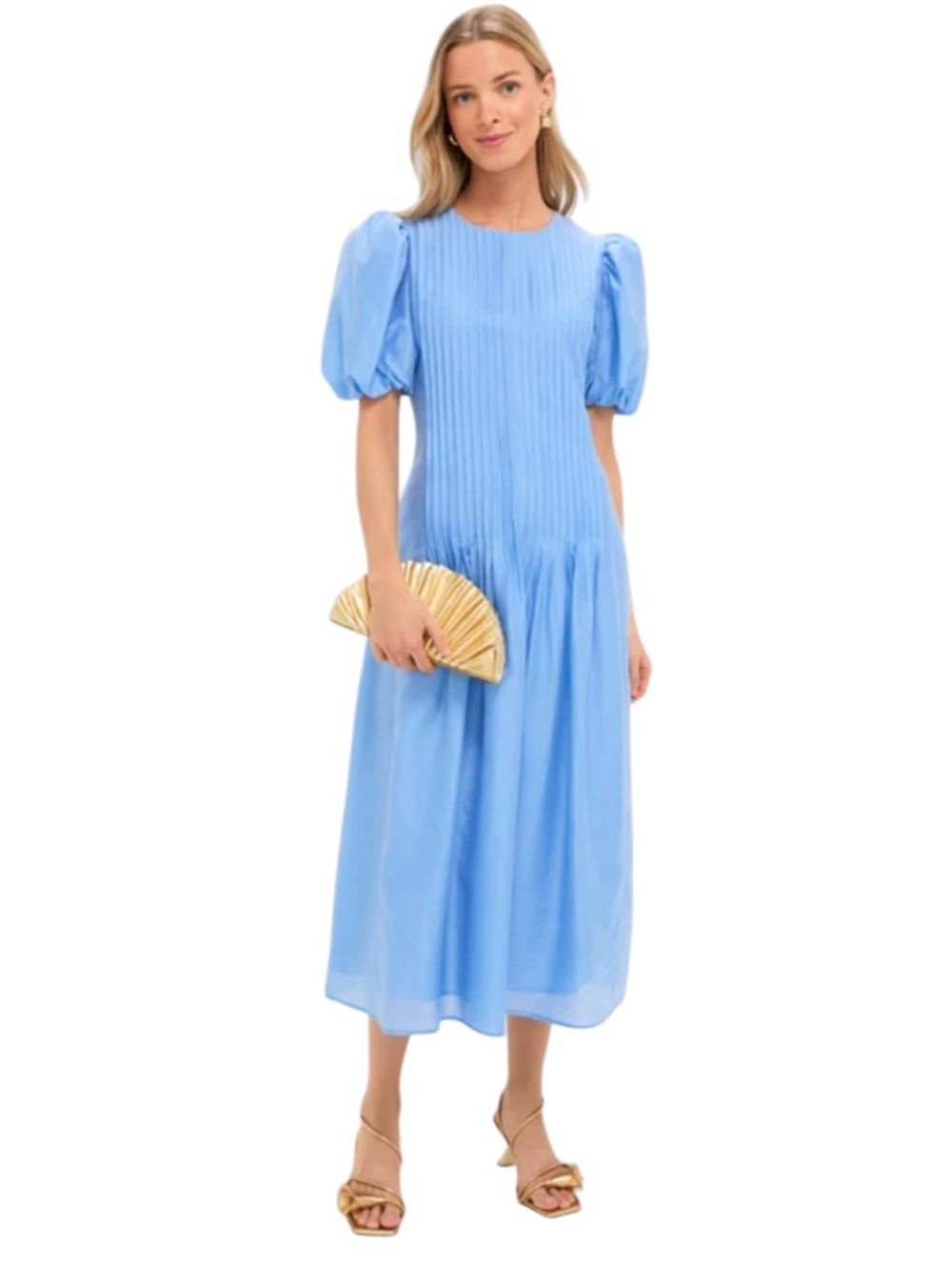 NEW Tuckernuck Mere Maxi Dress. Cerulean Blue. XS. NWT - Picture 2 of 11